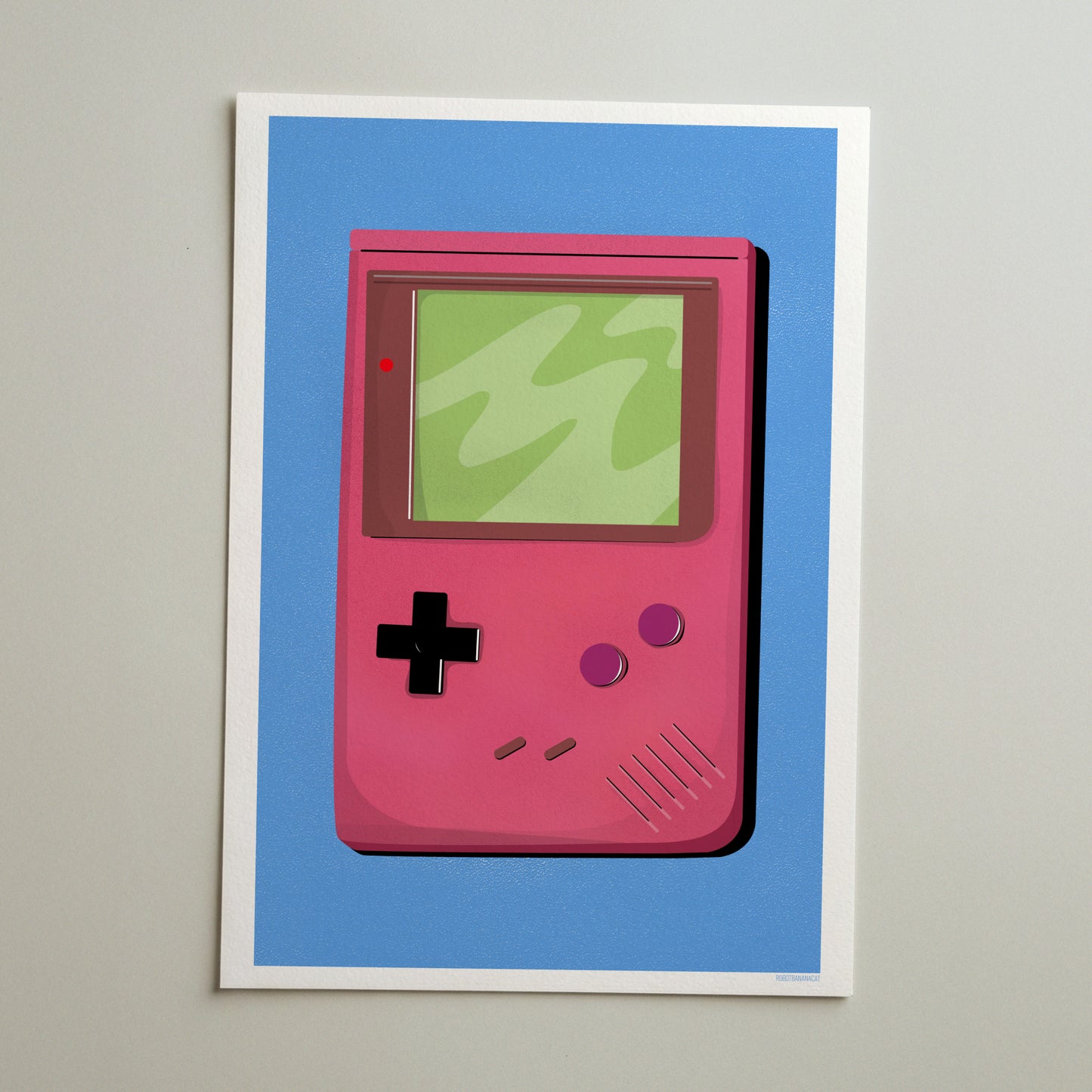 Colorful Gameboy Print