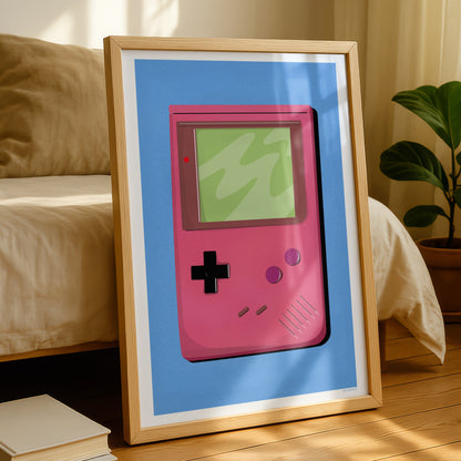 Colorful Gameboy Print