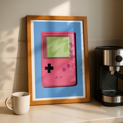 Colorful Gameboy Print