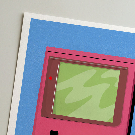Colorful Gameboy Print