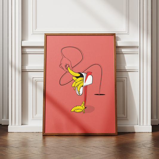 Banana Mailbox Print