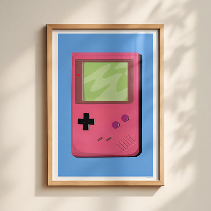 Colorful Gameboy Print